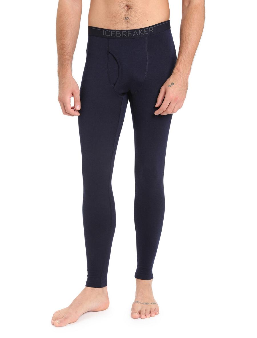 Icebreaker Merino 200 Oasis with Fly Miesten Leggingsit Laivastonsininen | FI 1132WNBY